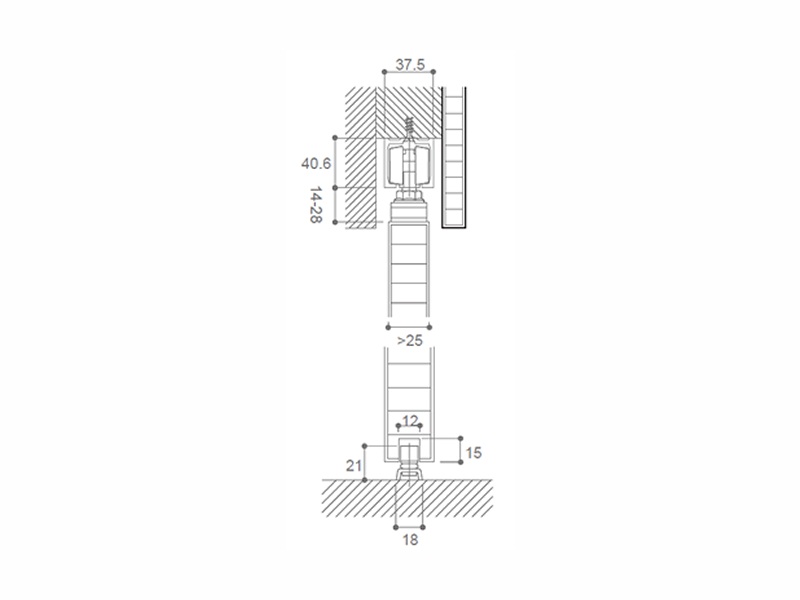 100kg Sliding Door Fitting For Wooden