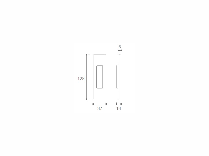 Wooden Sliding Door Handle